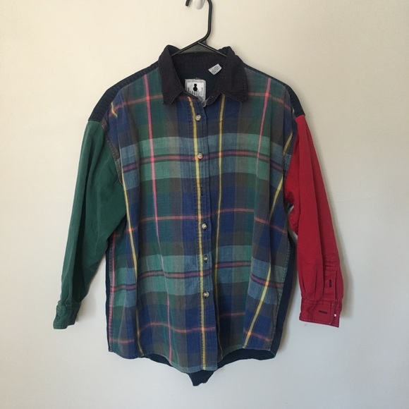Vintage Tops - Vintage “Krazy Kat” plaid shirt L